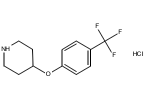 4-(4-Trifluoromethylphenoxy)Piperidinehydrochloride structure, CAS 287952-09-4