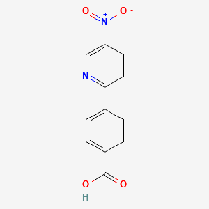 4-(5-Nitropyridin-2-Yl)Benzoicacid structure, CAS 223127-49-9