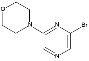 4-(6-Bromopyrazin-2-Yl)Morpholine structure, CAS 848841-62-3