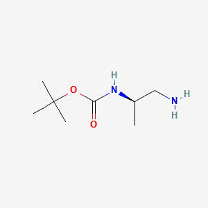 tert-butyl(R)-1-aminopropan-2-ylcarbamate structure, CAS 100927-10-4