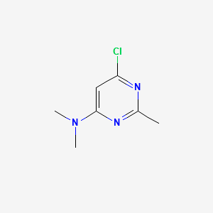4-(N,N-Dimethylamino)-6-Chloro-2-Methylpyrimidine structure, CAS 58514-89-9