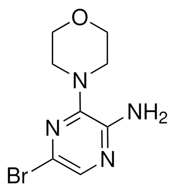 2-Amino-5-bromo-3-morpholin-4-ylpyrazine structure, CAS 117719-17-2