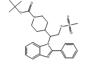 tert-butyl3-(2-(methylsulfonyl)pyrimidin-4-yl)piperidine-1-carboxylate structure, CAS 1190927-73-1