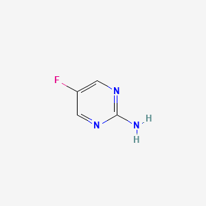 2-Amino-5-fluoropyrimidine structure, CAS 1683-85-8