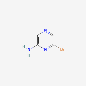 2-Amino-6-bromopyrazine structure, CAS 54237-53-5