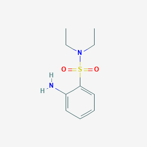 2-Amino-N,N-diethylbenzenesulfonamide structure, CAS 57947-01-0
