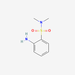 2-Amino-N,N-dimethylbenzenesulfonamide structure, CAS 54468-86-9