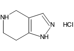 4,5,6,7-tetrahydro-1H-pyrazolo[4,3-c]pyridinehydrochloride structure, CAS 1187830-85-8