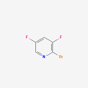 2-Bromo-3,5-Fluoropyridine structure, CAS 660425-16-1