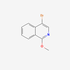 4-Bromo-1-Methoxyisoquinoline structure, CAS 746668-73-5