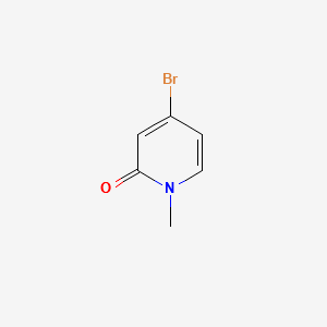 4-Bromo-1-Methylpyridin-2(1H)-One structure, CAS 214342-63-9