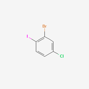2-Bromo-4-Chloro-1-Iodobenzene structure, CAS 31928-44-6