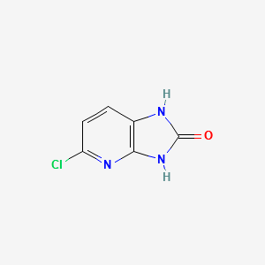 5-chloro-1H-imidazo[4,5-b]pyridin-2(3H)-one structure, CAS 40851-98-7