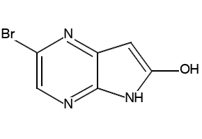 2-Bromo-6-methylpyrazino[2,3-b]pyrazine structure, CAS 91225-51-3