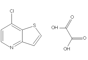 7-chlorothieno[3,2-b]pyridineoxalicacid structure, CAS 1187830-60-9