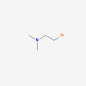 2-Bromoethyldimethylamine structure, CAS 5459-68-7