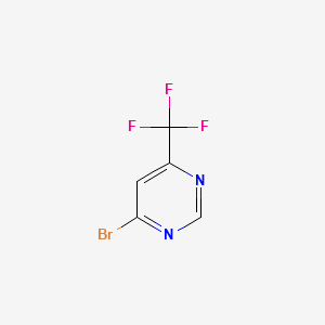 4-Bromo-6-(Trifluoromethyl)Pyrimidine structure, CAS 785777-89-1