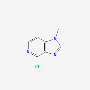 4-Chloro-1-Methyl-1H-Imidazo[4,5-C]Pyridine structure, CAS 50432-68-3