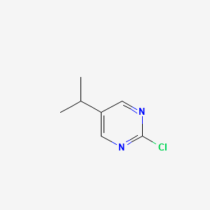 2-Chloro-5-isopropylpyrimidine structure, CAS 596114-50-0