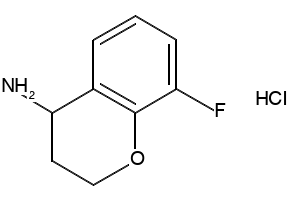 8-fluorochroman-4-aminehydrochloride structure, CAS 191608-18-1