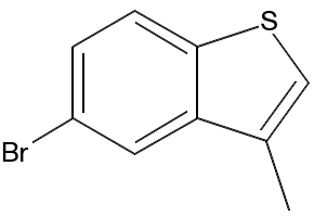 5-bromo-3-methylbenzo[b]thiophene structure, CAS 1196-09-4