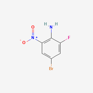 2-Fluoro-4-Bromo-6-Nitroaniline structure, CAS 517920-70-6