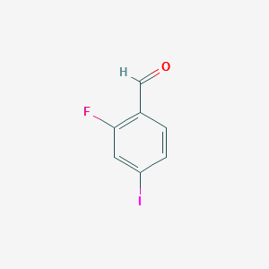 2-Fluoro-4-iodobenzaldehyde structure, CAS 699016-40-5
