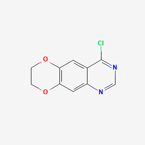 4-Chloro-6,7-Dimethylenedioxyquinazoline structure, CAS 52791-05-6