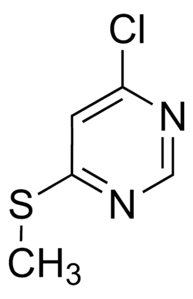 4-Chloro-6-Methylthiopyrimidine structure, CAS 89283-48-7