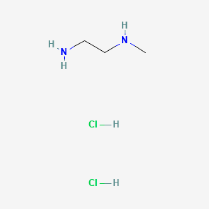 2-(methylamino)ethanaminedihydrochloride structure, CAS 1187830-44-9