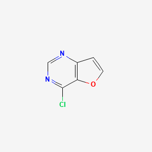 4-Chlorofuro[3,2-D]Pyrimidine structure, CAS 655255-09-7