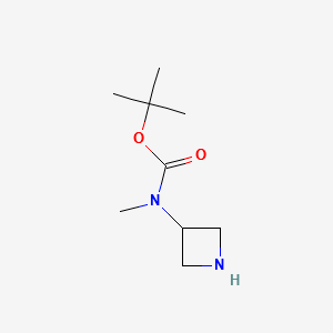 tert-butylazetidin-3-ylmethylcarbamatehydrochloride structure, CAS 577777-20-9