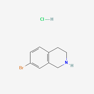7-bromo-1,2,3,4-tetrahydroisoquinolinehydrochloride structure, CAS 220247-73-4