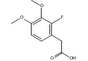 4-Fluoro-3-Methoxyphenylaceticacid structure, CAS 78495-65-5