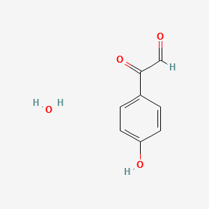 4-Hydroxyphenylglyoxalhydrate structure, CAS 197447-05-5