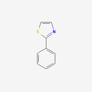 2-PHENYLTHIAZOLE structure, CAS 1826-11-5