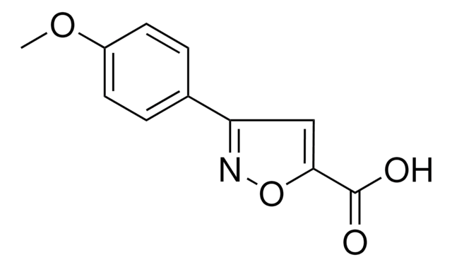 3-(4-Methoxyphenyl)isoxazole-5-carboxylicacid structure, CAS 618383-47-4