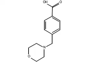 4-Morpholin-4-Ylmethylbenzoicacid structure, CAS 62642-62-0