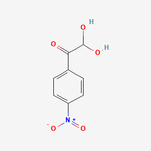 4-Nitrophenylglyoxalhydrate structure, CAS 4996-22-9
