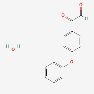4-Phenoxyphenylglyoxalhydrate structure, CAS 92254-55-2