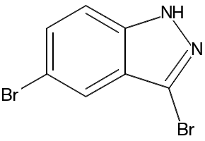 3,5-Dibromo-1H-indazole structure, CAS 40598-76-3