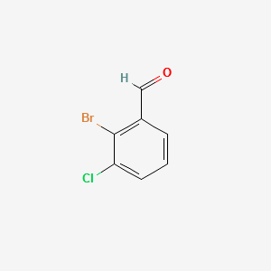 2-Bromo-3-chlorobenzaldehyde structure, CAS 74073-40-8