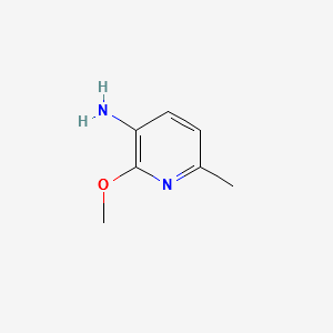3-Amino-2-methoxy-6-picoline structure, CAS 186413-79-6