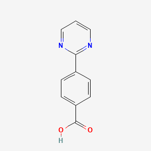 4-Pyrimidin-2-Yl-Benzoicacid structure, CAS 199678-12-1
