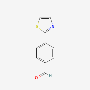 4-Thiazol-2-Yl-Benzaldehyde structure, CAS 198904-53-9