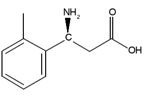 (S)-3-Amino-3-(2-methyl-phenyl)-propionicacid structure, CAS 736131-48-9