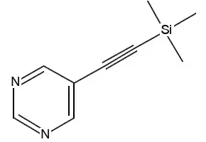5-((Trimethylsilyl)Ethynyl)Pyrimidine structure, CAS 216309-28-3