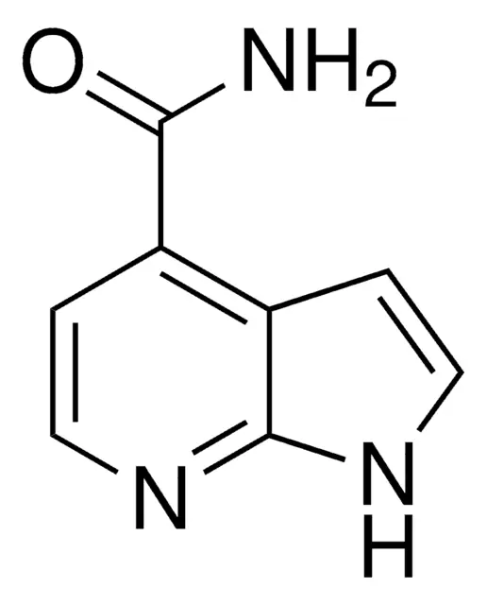 4-Nitro-1H-pyrrolo[2,3-b]pyridine structure, CAS 83683-82-3