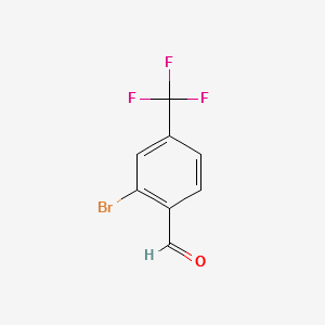 2-Bromo-4-(trifluoromethyl)benzaldehyde structure, CAS 85118-24-7