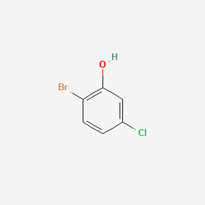 2-Bromo-5-Chlorophenol structure, CAS 13659-23-9